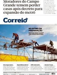 Capa do jornal Correio 08/01/2026