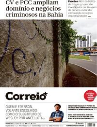 Capa do jornal Correio 08/06/2026