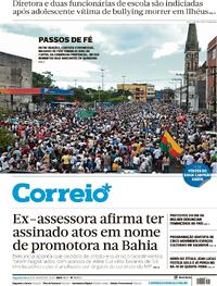 Capa do jornal Correio 09/03/2026