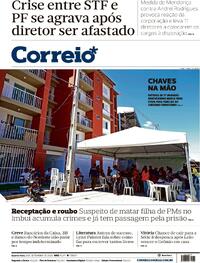 Capa Jornal Correio