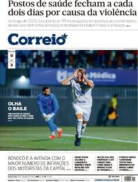 Capa do jornal Correio 15/01/2026