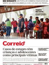Capa do jornal Correio 15/04/2026