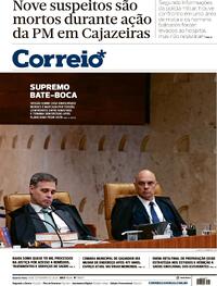Capa do jornal Correio 16/09/2026