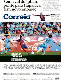 Capa do jornal Correio 19/02/2026