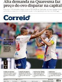 Capa do jornal Correio 19/03/2026