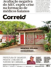 Capa do jornal Correio 20/01/2026