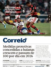 Capa do jornal Correio 20/04/2026