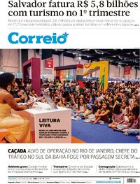 Capa do jornal Correio 21/04/2026
