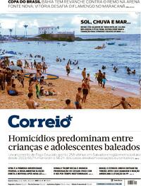 Capa do jornal Correio 22/04/2026