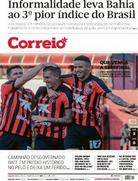 Capa do jornal Correio 23/02/2026