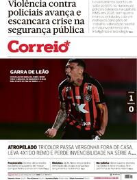 Capa do jornal Correio 23/03/2026