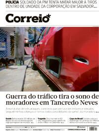 Capa do jornal Correio 24/03/2026