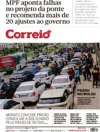 Capa do jornal Correio 25/03/2026