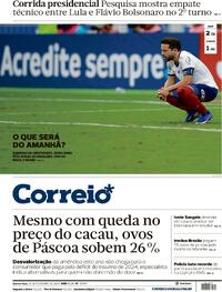 Capa do jornal Correio 26/02/2026