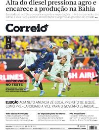 Capa do jornal Correio 27/03/2026