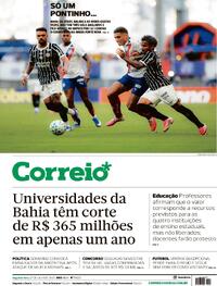 Capa do jornal Correio 27/07/2026