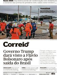 Capa do jornal Correio 28/10/2026
