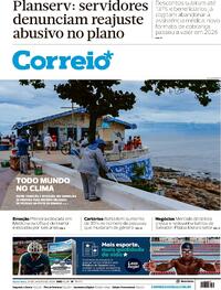 Capa do jornal Correio 30/01/2026