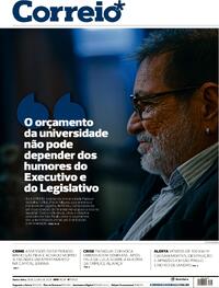 Capa do jornal Correio 31/07/2026
