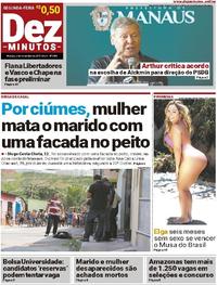 Capa do jornal Dez Minutos 04/12/2017
