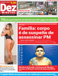 Capa do jornal Dez Minutos 05/06/2017