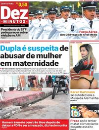 Capa do jornal Dez Minutos 06/07/2017