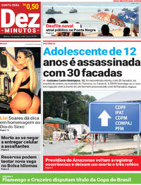 Capa do jornal Dez Minutos 07/09/2017