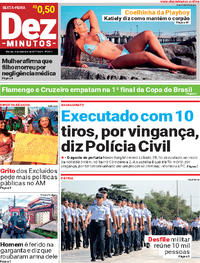 Capa do jornal Dez Minutos 08/09/2017