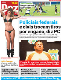 Capa do jornal Dez Minutos 10/06/2017