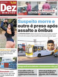 Capa do jornal Dez Minutos 11/08/2017