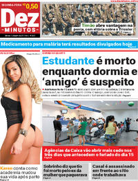 Capa do jornal Dez Minutos 12/06/2017
