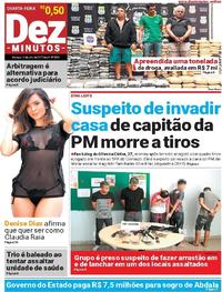 Capa do jornal Dez Minutos 12/07/2017