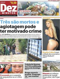 Capa do jornal Dez Minutos 12/08/2017