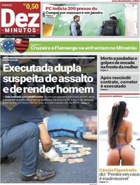 Capa do jornal Dez Minutos 15/07/2017