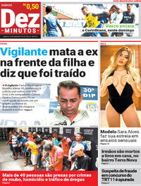 Capa do jornal Dez Minutos 16/09/2017