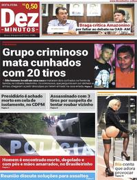 Capa do jornal Dez Minutos 18/08/2017