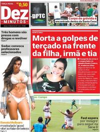 Capa do jornal Dez Minutos 20/06/2017