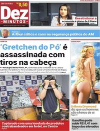Capa do jornal Dez Minutos 21/07/2017