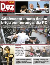 Capa do jornal Dez Minutos 17/11/2017