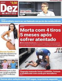 Capa do jornal Dez Minutos 22/07/2017