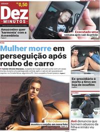 Capa do jornal Dez Minutos 23/09/2017