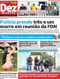 Capa do jornal Dez Minutos 24/05/2017