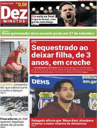 Capa do jornal Dez Minutos 24/08/2017