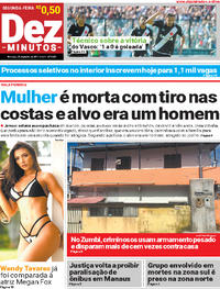 Capa do jornal Dez Minutos 26/06/2017