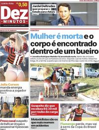 Capa do jornal Dez Minutos 27/07/2017