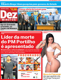 Capa do jornal Dez Minutos 28/06/2017