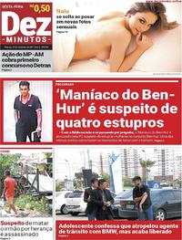 Capa do jornal Dez Minutos 29/09/2017