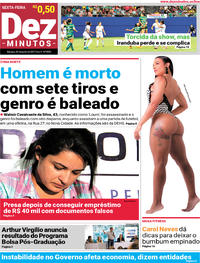 Capa do jornal Dez Minutos 30/06/2017