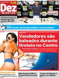 Capa do jornal Dez Minutos 30/08/2017
