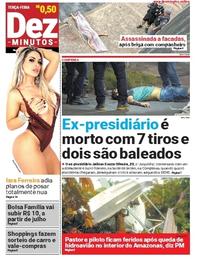 Capa do jornal Dez Minutos 01/05/2018